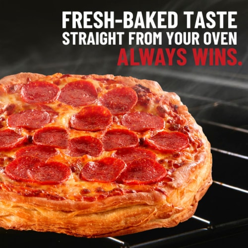 DiGiorno Frozen Pizza Pepperoni Croissant Crust Pizza Perspective: back