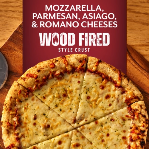 DiGiorno Four Cheese Pizza Wood Fired Style Crust Frozen Cheese Pizza Perspective: back