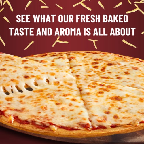 DiGiorno Classic Crust Cheese Pizza on a Crispy Thin Crust Perspective: back