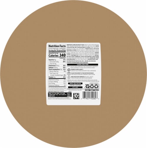 Tombstone® Five Cheese Original Crust Frozen Pizza Perspective: back