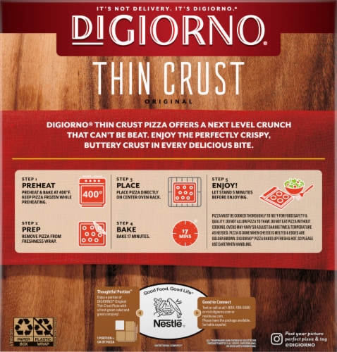 DiGiorno® Margherita Thin Hand Tossed Crust Frozen Pizza