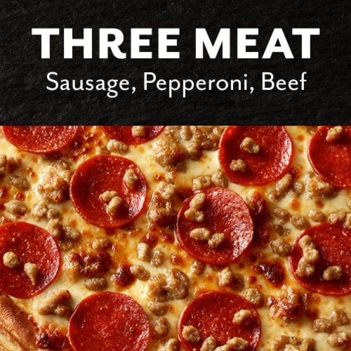 DIGIORNO Frozen Pizza - Three Meat Pizza - Frozen Stuffed Crust Pizza Perspective: back