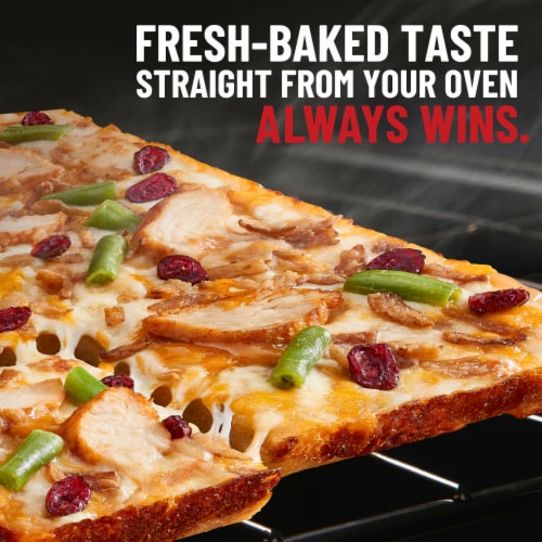 DiGiorno Frozen Pizza Thanksgiving Pizza Detroit Style Crust Perspective: back