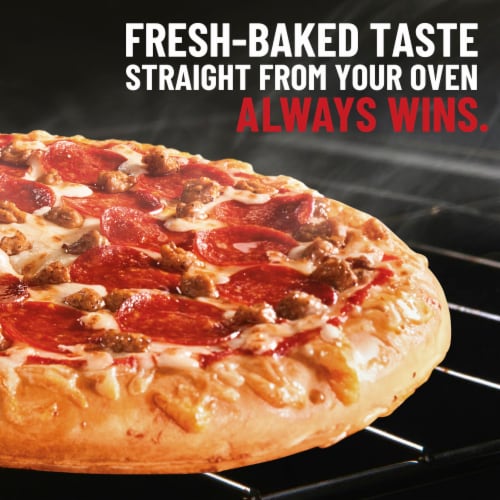 DiGiorno Frozen Pizza Rising Crust Sausage & Pepperoni Pizza Perspective: back