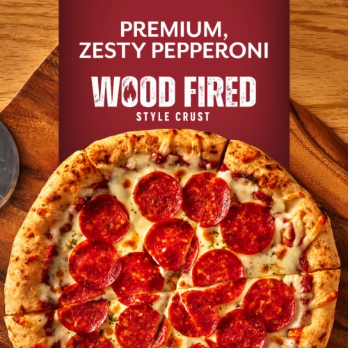 DiGiorno Premium Pepperoni Wood Fired Style Crust Frozen Pizza Perspective: back