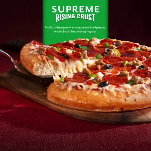 DiGiorno Supreme Rising Crust Frozen Pizza Perspective: back
