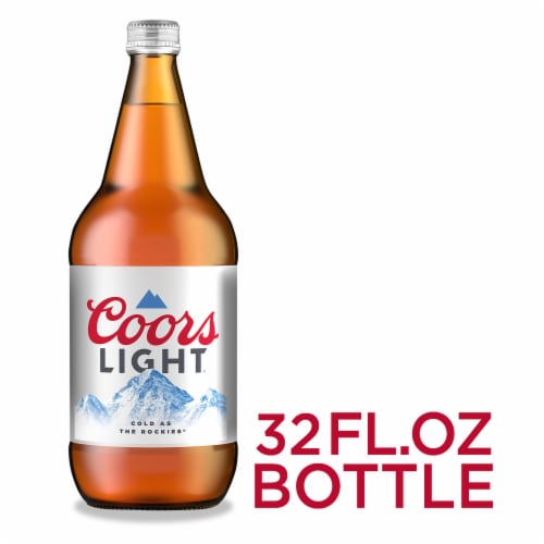 Coors Light American Light Lager Beer Perspective: back