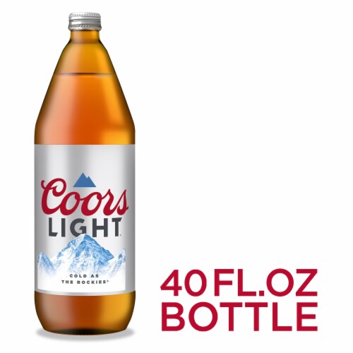 Coors Light American Light Lager Beer Perspective: back