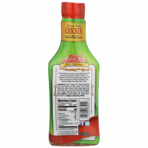 Tony Chachere's® Chicken Pourable Marinade Perspective: back
