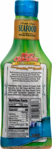 Tony Chachere's Creole Style Seafood Pourable Marinade Perspective: back