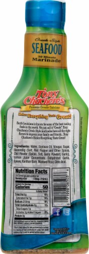 Tony Chachere's Creole Style Seafood Pourable Marinade Perspective: back