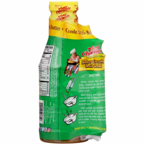 Tony Chachere's® Injectables Creole Style Butter Injectable Marinade Perspective: back