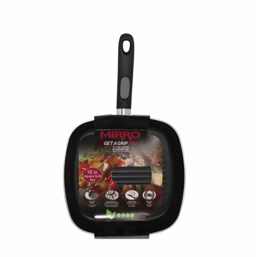 Mirro Get a Grip Square Grill Pan - Black Perspective: back