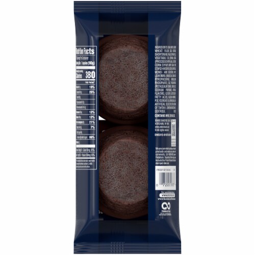 Entenmann's® Creme Filled Chocolate Cupcakes Perspective: back