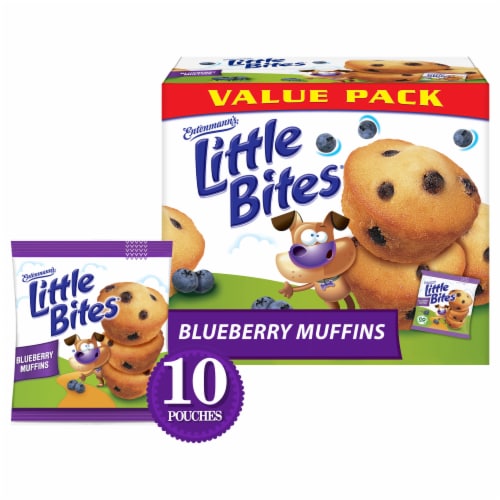 Entenmann's Little Bites Blueberry Mini Muffins Perspective: back