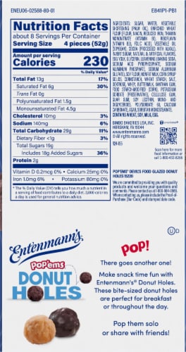 Entenmann’s® Pop’ems® Devil’s Food Glazed Donut Holes