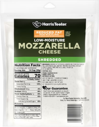 Harris Teeter® Shredded 2% Milk Mozzarella Cheese Perspective: back