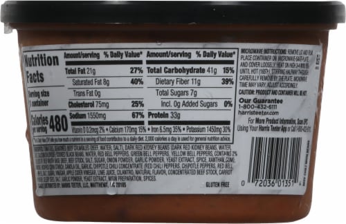 Harris Teeter® HT Traders™ Beef Chili with Beans Cup Perspective: back