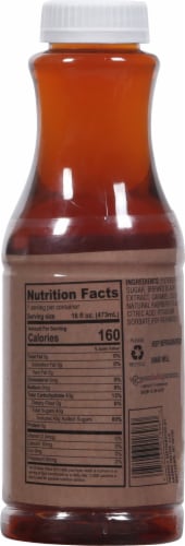 Fresh Foods Market Raspberry Sweet Tea Bottle Perspective: back