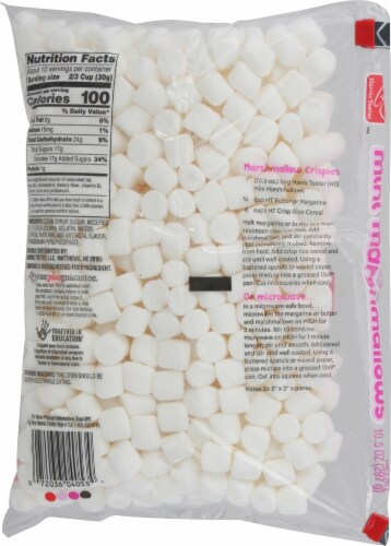 Harris Teeter Mini Marshmallows Perspective: back