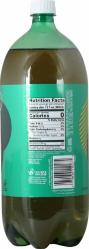 Harris Teeter Zero Sugar Ginger Ale Soda Perspective: back