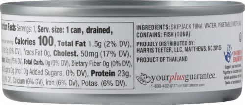 Harris Teeter™ Chunk Light Tuna Perspective: back