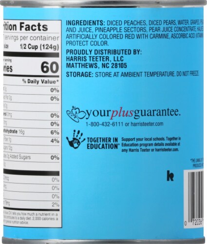 Harris Teeter® 100% Juice Fruit Cocktail Perspective: back