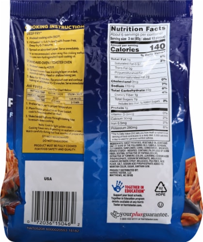 Harris Teeter™ Sweet Potato Fries Perspective: back