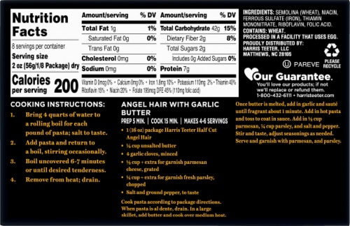 Harris Teeter™ Half Cut Angel Hair Pasta Perspective: back