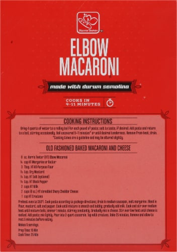 Harris Teeter Elbow Macaroni Perspective: back