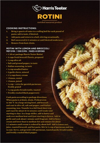 Harris Teeter™ Rotini Pasta Perspective: back