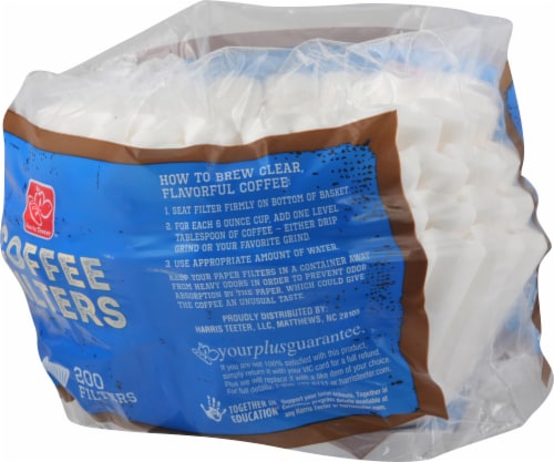 Harris Teeter™ 12 Cup Basket-Style Coffee Filters Perspective: back
