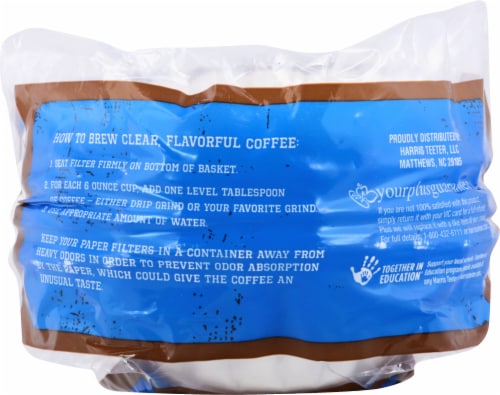 Harris Teeter™ 4 Cup Basket-Style Coffee Filters Perspective: back