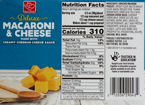 Harris Teeter™ Deluxe Macaroni & Cheese Perspective: back