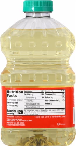 Harris Teeter™ Canola Oil Perspective: back