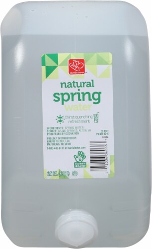 Harris Teeter Natural Spring Water Perspective: back