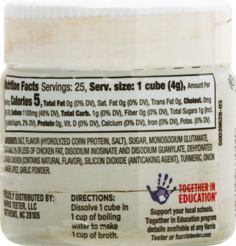 Harris Teeter® Chicken Bouillon Cubes Perspective: back