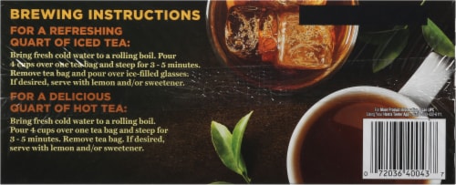 Harris Teeter® Black Tea Decaf Family Size Tea Bags Perspective: back