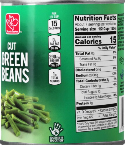 Harris Teeter™ Cut Green Beans Perspective: back