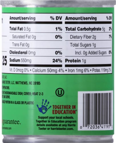 Harris Teeter™ Cut Green Beans Perspective: back