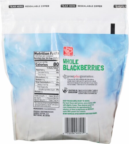 Harris Teeter® Whole Blackberries Perspective: back