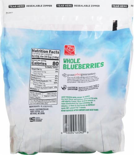 Harris Teeter® Whole Blueberries Perspective: back