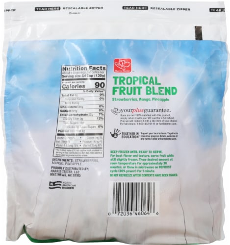Harris Teeter® Fruit Blend For Smoothies Perspective: back