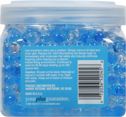 Harris Teeter Your Home Fresh Cotton Odor Neutralizing Gel Beads Perspective: back