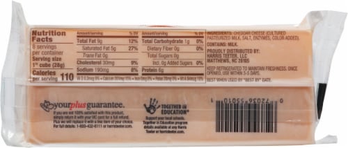 Harris Teeter Mild Cheddar Cheese Perspective: back