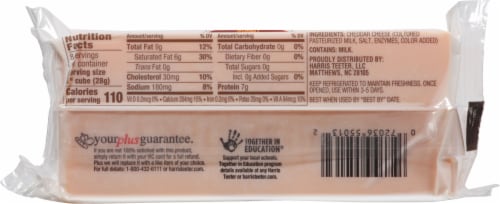 Harris Teeter Sharp Cheddar Cheese Perspective: back
