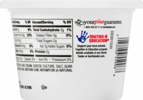 Harris Teeter™ Plain Cream Cheese Spread Perspective: back
