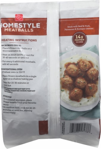 Harris Teeter™ Homestyle Meatballs Perspective: back