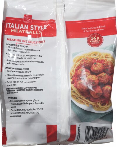 Harris Teeter™ Italian Style Meatballs Perspective: back