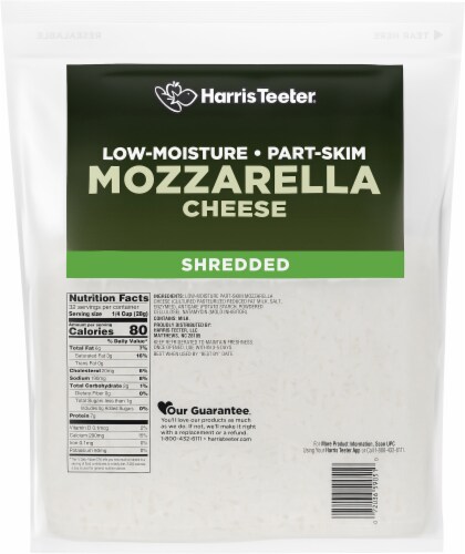 Harris Teeter™ Mozzarella Shredded Cheese Perspective: back